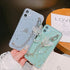 Girl Women Beautiful Gold Foil Goldleaf Transparent TPU Phone Case +Metal Bracelet Chain +Butterfly Lanyard, for iPhone 12 Mini, Full Protection (...