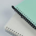 2 Pack A4 Spiral Bullet Dotted Journal with 120gsm Thick Paper, Dot Grid Spiral Notebook with Plastic Hardcover and Elastic Band Closure, 74 Sheet...