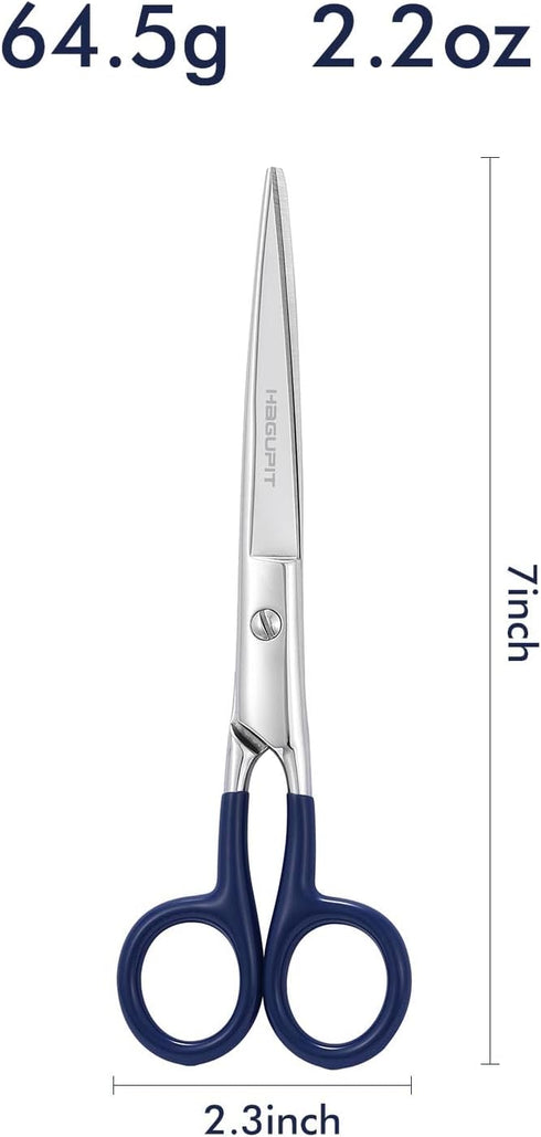 Sharp Precision Embroidery Scissors - 7" Professional Stainless Steel Pointed Tip Detail Thread Shears for Home Office Dressmakers Stitchwork Need...