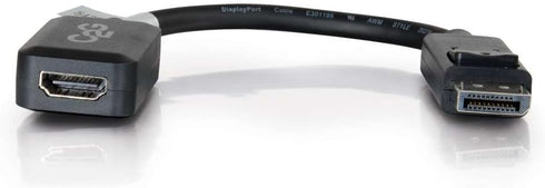 C2G Legrand DisplayPort to HDMI, Male to Female Displayport Cable, Black DisplayPort Cable, 8 Inch Digital Display Cable, 1 Count, C2G 54322...
