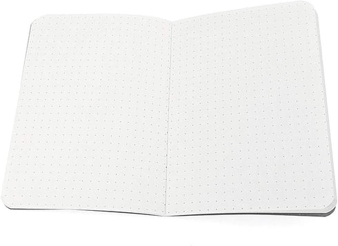 ALIMITOPIA 6pcs Travelers' Notebook Thread-bound Journal Diary Memo Pad,A6 Size & 30 sheets(Dot Gridding Pages)...