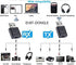 QIANRENON Car Bluetooth 5.0 Receiver, USB/AUX Dual Interface Wireless Car Receiver for Music Streaming, Hands Free Calling and Home Amplifier with...