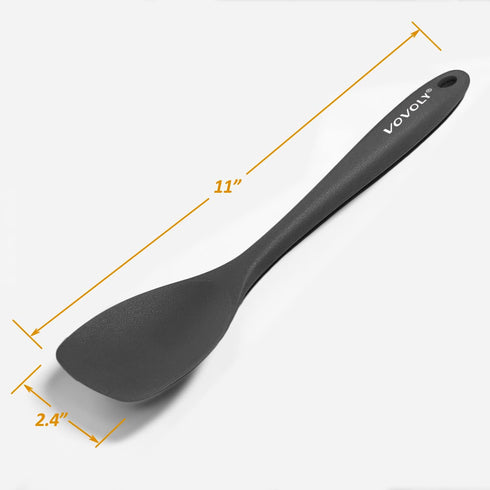Upgrade Silicone Spatula Spoon Set,VOVOLY Heat Resistant Rubber Spoonula, Seamless Non-Stick Flexible Scrapers for Baking Mixing Tool,3 Pack,...