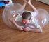 47'' Giant Bubble Ball for Kids Adults Inflatable Fun Toy Ball Water Injection Bubble Ball Balloons Beach Garden Ball Soft Rubber Ball for Outdoor...