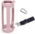 LTGEM Silicone Protective Case for JBL Flip 6 Portable Bluetooth Speaker with Extra Carabiner and Strap- Pink (Case Only)...