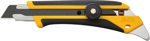 OLFA 18mm Heavy-Duty Utility Knife (L-5) - Multi-Purpose Custom Cutting Depth Precision Knife w/Reinforced Fiberglass Handle & Snap-Off Blade, Rep...
