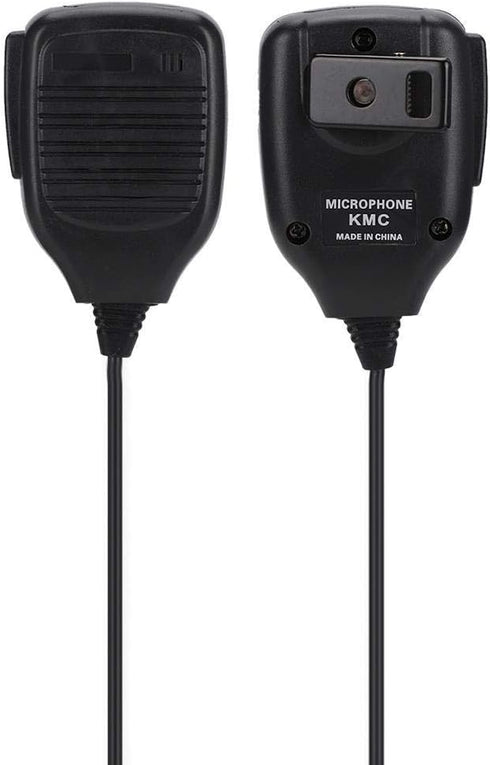 Handheld Speaker Mic,3.5mm Walkie Talkie Shoulder Speaker Microphone with PU Wire for/Yaesu,TwoWay Radio Mic Speaker for Police,Security Personnel...