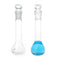 10 ML Volumetric Measuring Flask Set NS10/13 Glass Stopper, Graduated, ASTM Class A Borosilicate Glass 3.3 for Laboratory, 2 PCS...