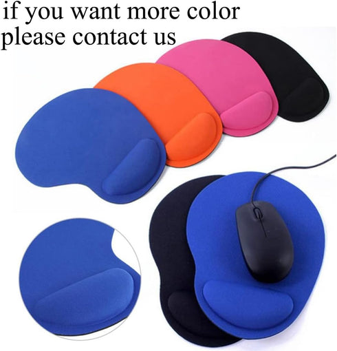 Mouse Pad with Wrist Support Mouse Mat Ergonomic Desk Mice Pad Mousepad for PC Computer Laptop Notebook Office Home Game 9.06 x 7.17 in...