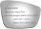 Side Mirror Glass fit for Volkswagen 2012-2019 Beetle, 2011-2018 Jetta, 2012-2015 2017 Passat Passenger Right Side RH Convex, Including Adhesive (...