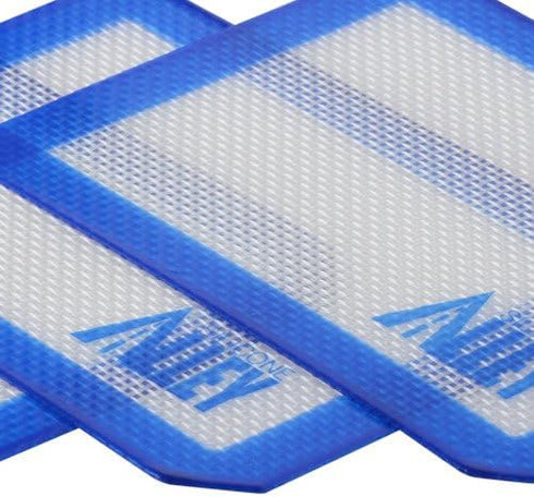 3 Non-stick Silicone Mat Pad, Small Rectangle 5 X 4 Inch, Blue...