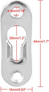 20 Pcs Keyhole Hangers Metal Fasteners for Picture Frames Mirrors Cabinet,Metal Keyhole Hanger Hanging Fasteners Hardware Flush Wall with Keyhole,...