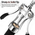 IPOW Wine Opener, Zinc Alloy Wine Bottle Opener, Wing Corkscrew Heavy Duty, Manual Multifunctional Cork Screw for Waiter, Silver...