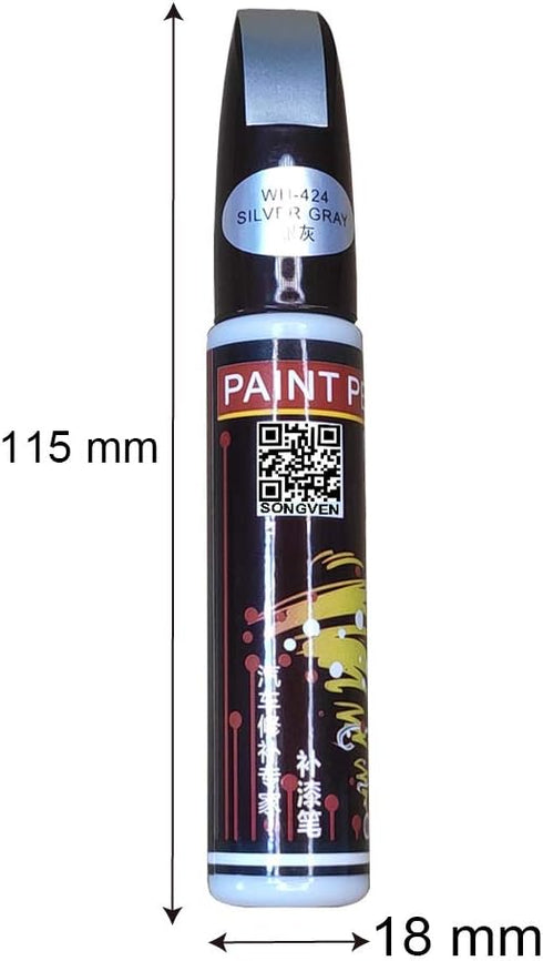 Silver Gray Touch Up Paint Pen for Cars Pen Deep Scratch Removal for Cars Auto Touch Up Paint (Silver Gray)...