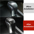 Qiilu Carbon Fiber Gear Shift Knob Cover Sticker Head Trim for X1 F48 2 Series F46 2015-2018...