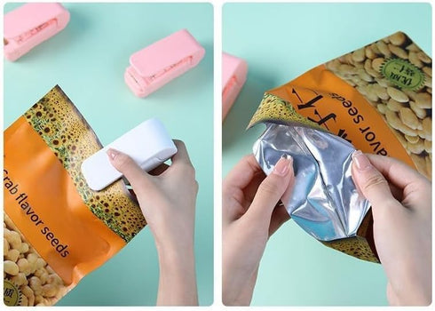 1Pc White Mini Bag Sealer - Portable Food Sealer Vacuum Sealer Heat Seal Bag Sealer Specialty Appliances...