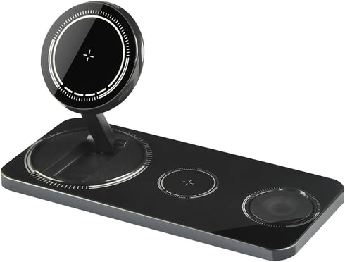 Wireless Charger, Suitable for iPhone 12/13/14/Pro/Pro Max Three in one Charging Station, Wired Charger, and Wireless Charging Watch...