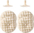 4Pcs Dishwashing Sponges with 2Pcs Suction Cups - Premium Dual-Sided Kitchen Dish Scrubber Cleaning Brush...