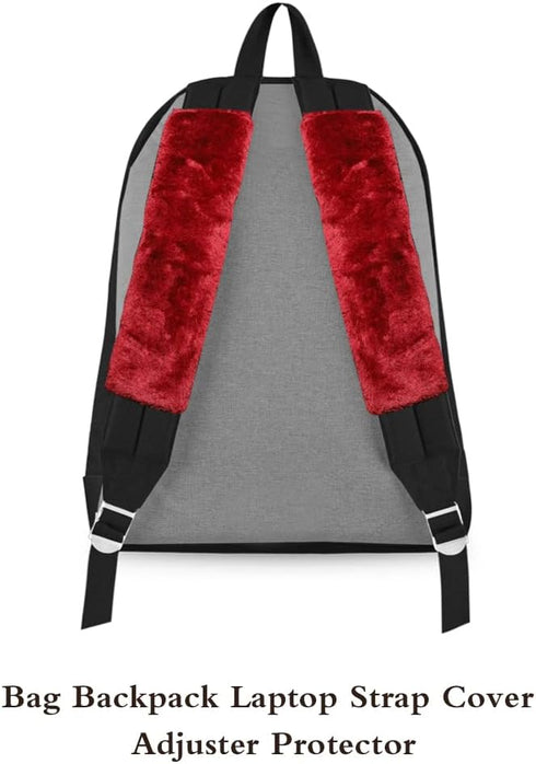 2 Pack Car Seat Belt Pads,Seat Belt Cushions Shoulder Pad,Seat Belt Shoulder Strap Covers,Soft and Comfort Protect You Neck and Shoulder (Fur Wine...