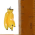 Uniquer 20Pcs Yellow Banana Micro Model Charms,Resin Imitation Food Lovely Dangle Charms with Loop for DIY Jewelry Making Necklaces Earrings Key C...
