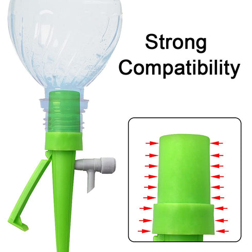 Plant Self Watering Devices, Slow Release Control Valve Switch Automatic Irrigation Watering Drip System,for Preventing Stop Water with Anti-Tilt ...