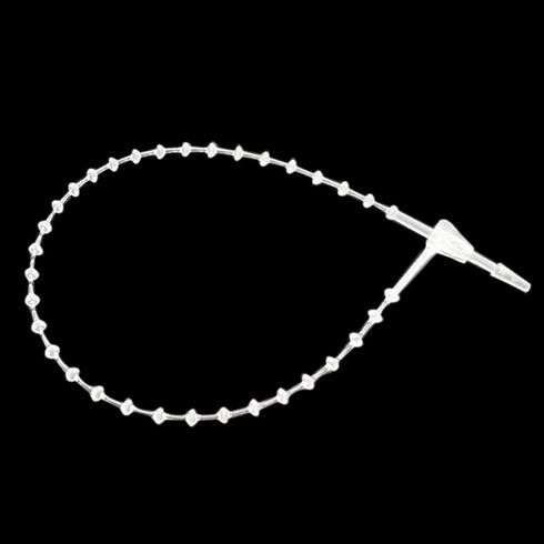 1000PCS Adjustable Security Beaded Loop Tie Plastic Hand Wear Tag Rope Plastic Paper Prices Tag Fasteners...