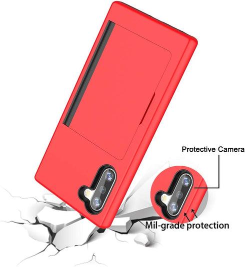 Galaxy s21 Case with Card Holder,Silicone Hybrid Protective Wallet Cover Case for Samsung Galaxy s21 - Black...