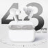 A3 True Wireless Earbuds Bluetooth 5.3 Headphones Noise Cancelling Waterproof Stereo Earphones with Microphone in-Ear Touch Control Headset with D...