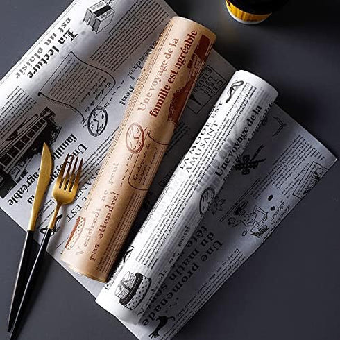 Baking Paper, High Temperature Resistant, Waterproof and Greaseproof, Non-Stick Baking Paper Roll for Cooking, Grilling, Steaming and Air Fryer, B...