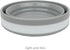 CARTINTS Silicone Collapsible Food Storage Containers with Lids Collapsible Containers Ideal for Travel and Camping, Hiking,32oz/950ml (Grey)...
