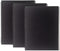 DSTELIN 10 inch x 7.5 inch, 100GSM, Blank Spiral Notebook, 3-Pack, Soft Cover, Sketch book, 100 Pages / 50 Sheets, with writing backboard, (Black)...