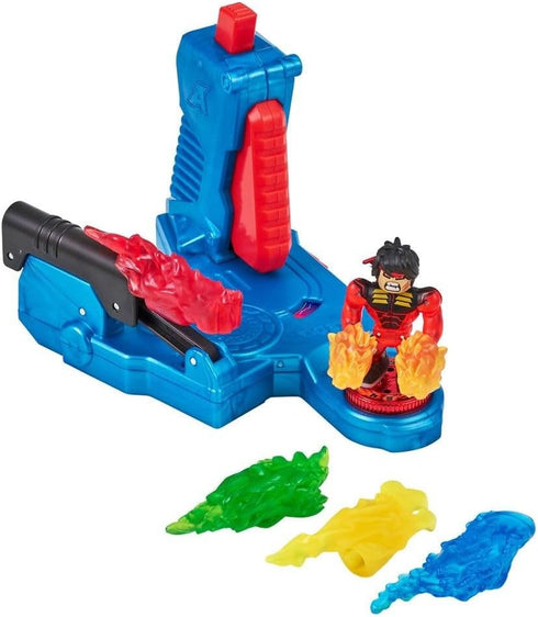 Legends of Akedo Powerstorm Mega Strike Controller with Elemental Punch Action |Turbo Chux Action Figure | Amazon Exclusive...