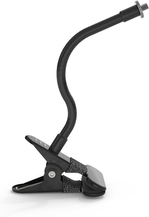 Flexible Twist Clamp Mount Compatible with Pan Tilt Camera, Flexible Twist Gooseneck Mounting Bracket No Tools or Wall Damage Required (1pack?Blac...