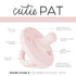 Ryan & Rose Cutie PAT Pacifier Teether (Stage 2, Pink)...