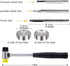 Qfun 120 Set Snap Fasteners Kit for Leather 12mm Metal Button Snaps Press Studs with 4 Setter Tools, 1 hammer, 4 Color Leather Snaps for Clothes, ...