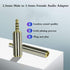 Adhiper 2.5mm Male to 3.5mm Female Audio Adapter Gold Plated Aux Auxiliary Plug Splitter 3 Ring Jack Support Converter Headphone Earphone Headset ...