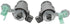 MOTOKU Pair of Front Left Driver LH Side & Right Passenger Side RH Door Lock Cylinder Keys Set for Accord 1998-2002,Civic 2001-2005,Odyssey 1999-2...