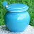 Cottage Creek Honey Jar Honey Keeper, Porcelain Honey Pot with Lid and Wooden Honey Dipper, Honey Storage Container...