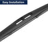 X AUTOHAUX Rear Windshield Wiper Blade Arm Set for Mazda 2 2007-2014 14 Inch 355mm...