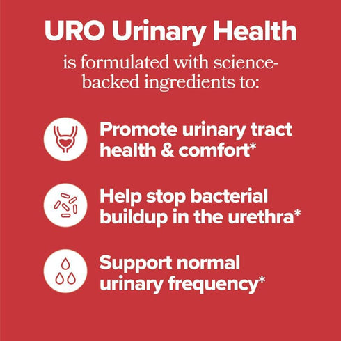 O Positiv URO Urinary Tract Health Supplement for Women, 60 Count (Pack of 1) - Urinary Support Vitamins with Pacran Complete Cranberry Extract, D...