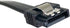 F03-03MSSB 12" Sata III 6 GB/S Straight Cable with Locking Latch - Black...