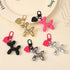 XAM 1-3PCS Cute Jelly Balloon Dog Keychains for Women Cartoon Keychains Car Keys Handbag Accessories...