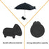 (2 Pack) Phone Umbrella for Sun Shade, Funny Phone Snap Finger Phone Stand Silicone Phone Holder with Umbrella and Suction Cup for Phone, Red Flow...