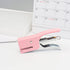 Hand Held Plier Stapler Mini Manual Pink Stapler Metal Handheld Plier Stapler Desktop Cute Staplers No.10 Staples 25 Sheet Capacity for Desk Home ...