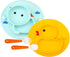 Toddler Plates, One-Piece Baby Plate for Toddlers and Kids, BPA-Free Strong Suction Plates for Toddlers, Dishwasher and Microwave Safe Silicone Pl...