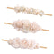 cherrboll 3pcs Baby Girl Flower Headbands, Super Soft & Stretchy Nylon Floral Hairbands for Newborn Toddler...