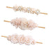 cherrboll 3pcs Baby Girl Flower Headbands, Super Soft & Stretchy Nylon Floral Hairbands for Newborn Toddler...
