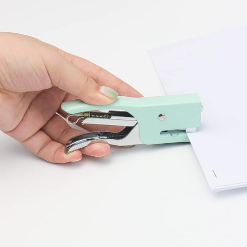 1PC Mini Plier Stapler Cute Handheld Desktop Stapler Mint Green Stapler Metal Hand Held Plier Stapler for Desk, Heavy Duty Office Stapler for Desk...