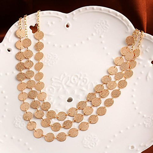 Fashion Golden Choker Necklace for Women...