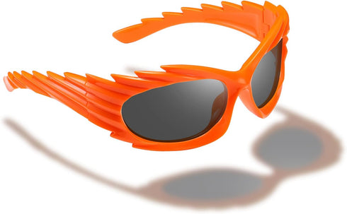 kimorn Wrap Around Sunglasses Womens men Swift Oval Trendy Futuristic Sport Shades Y2K Sun Glasses K1422...